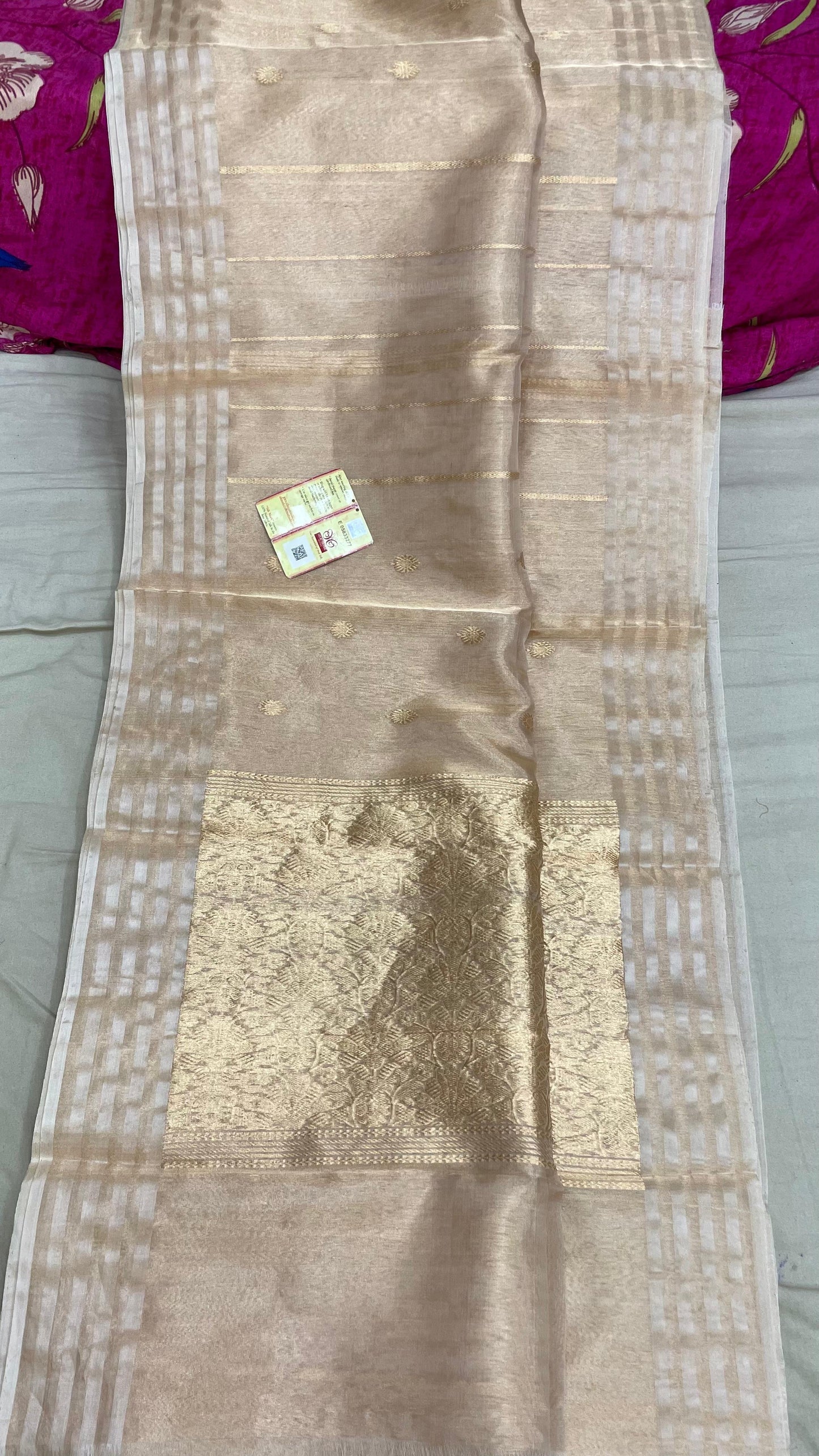 Pure Banarasi Tissue Silk Saree