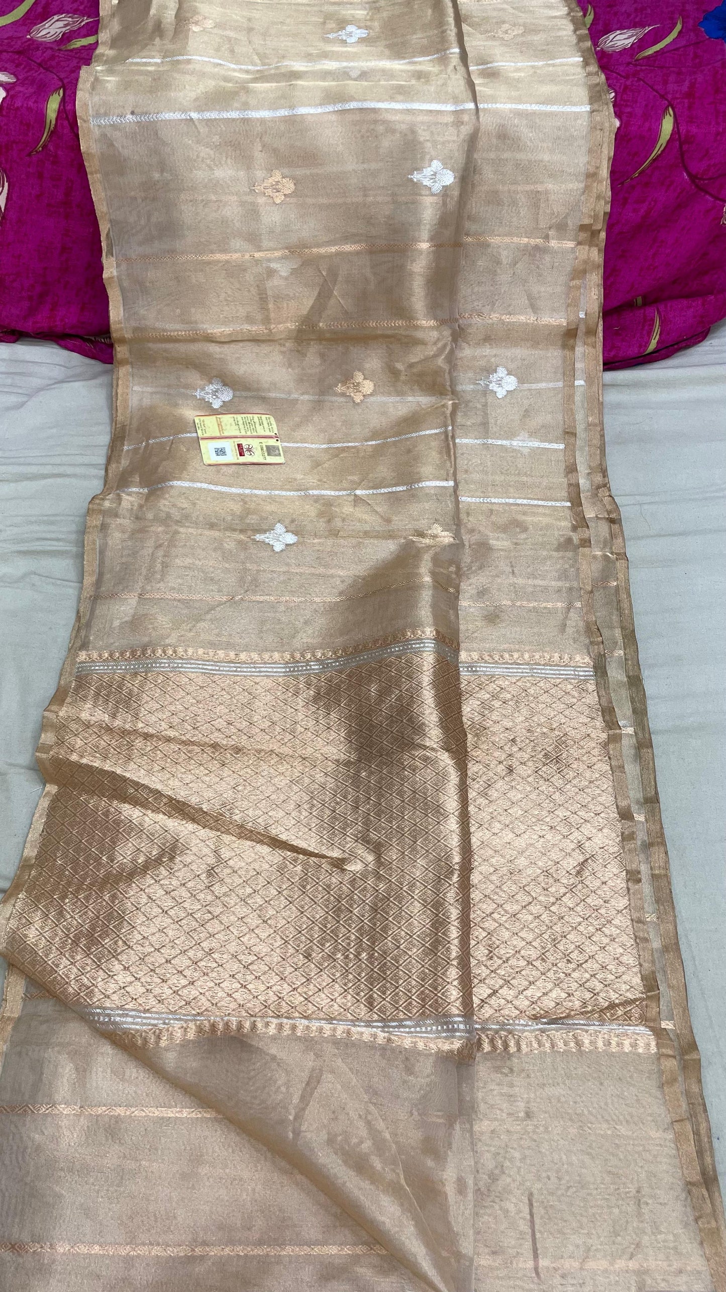 Pure Banarasi Tissue Silk Saree