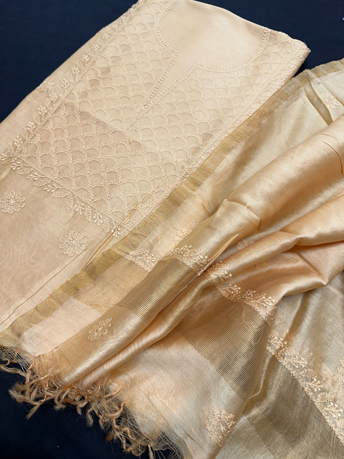 Chanderi Silk Dress Material