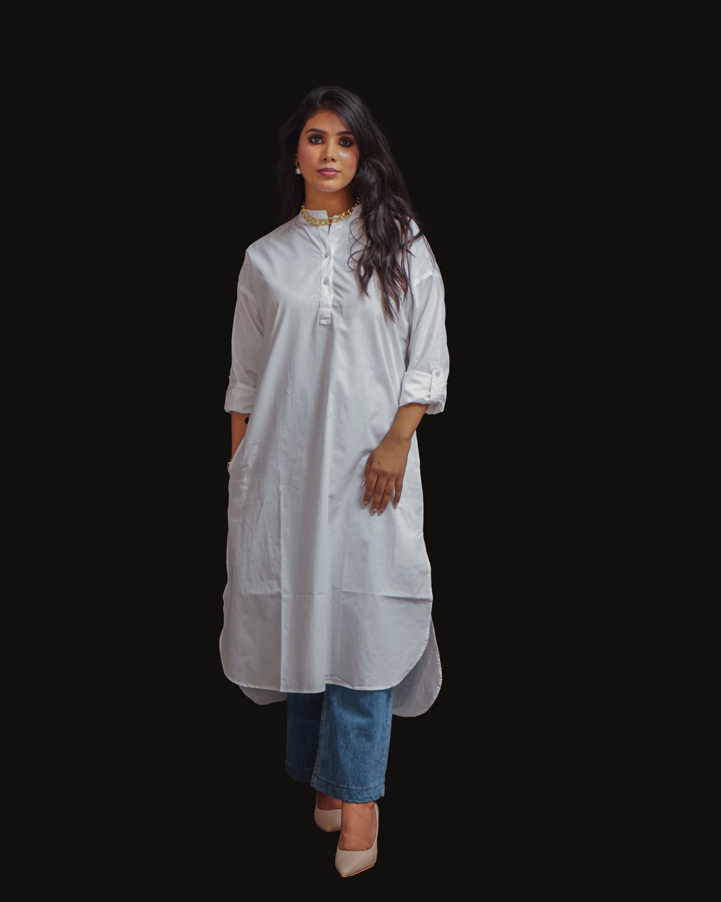 Poplin Kurta/ Poplin Straight Dress