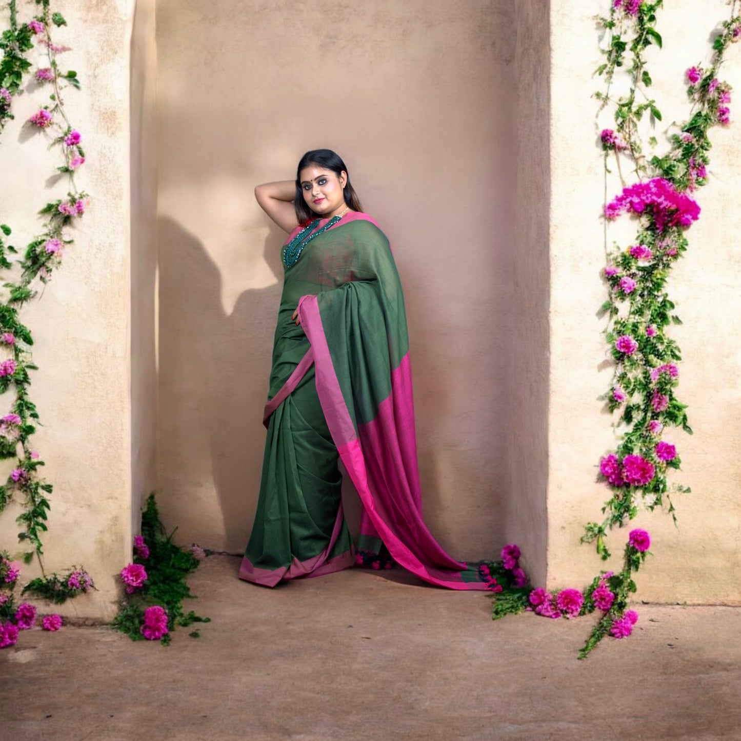 Green - Khadi Cotton