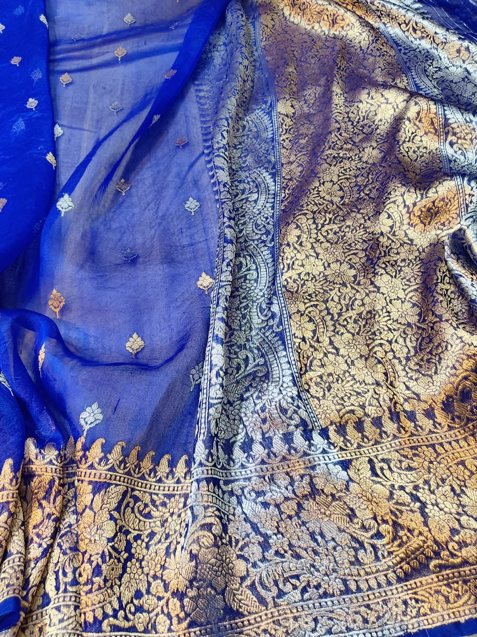 Chaaya-  Banarasi Kora Silk Saree