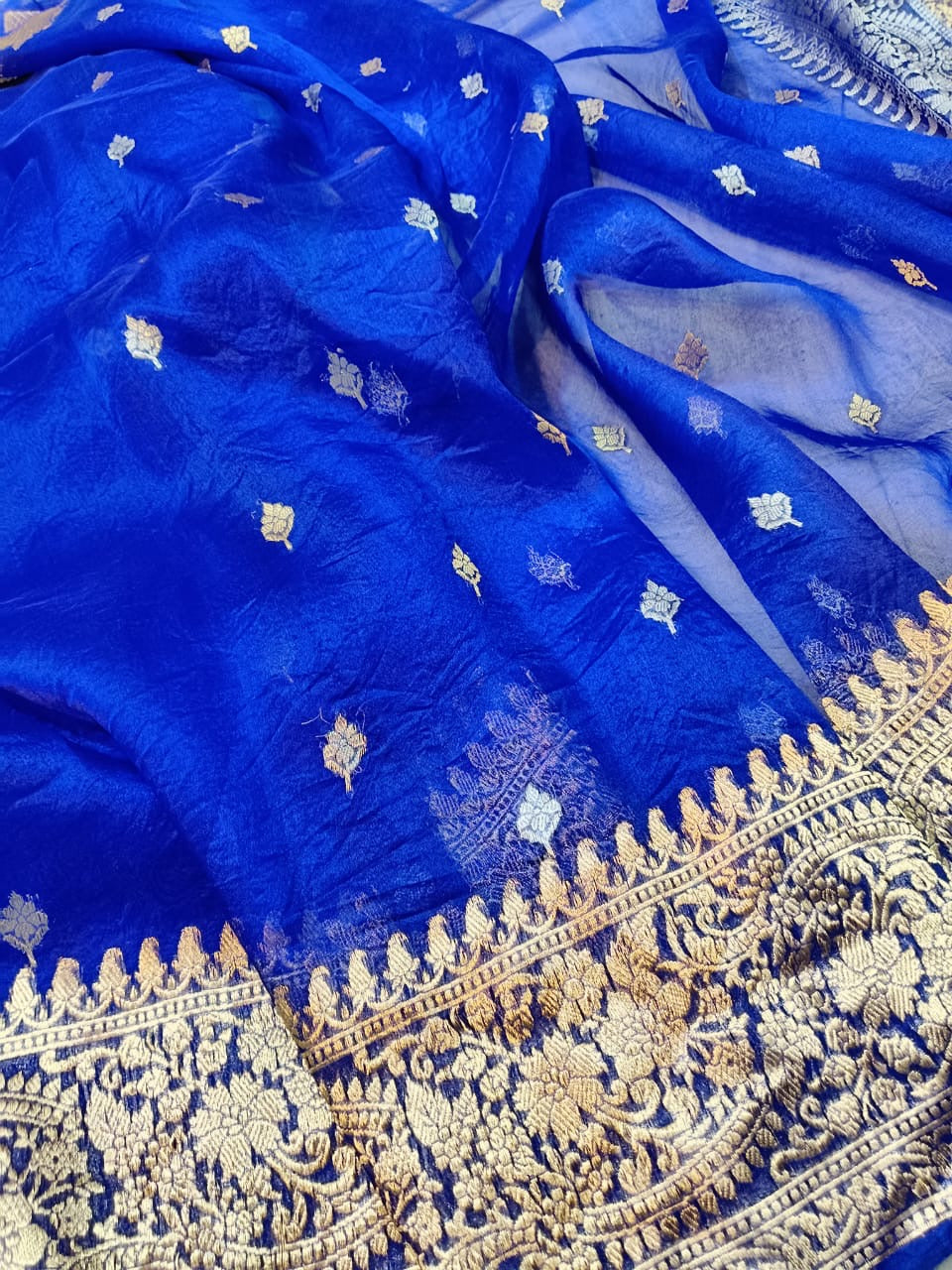 Chaaya-  Banarasi Kora Silk Saree